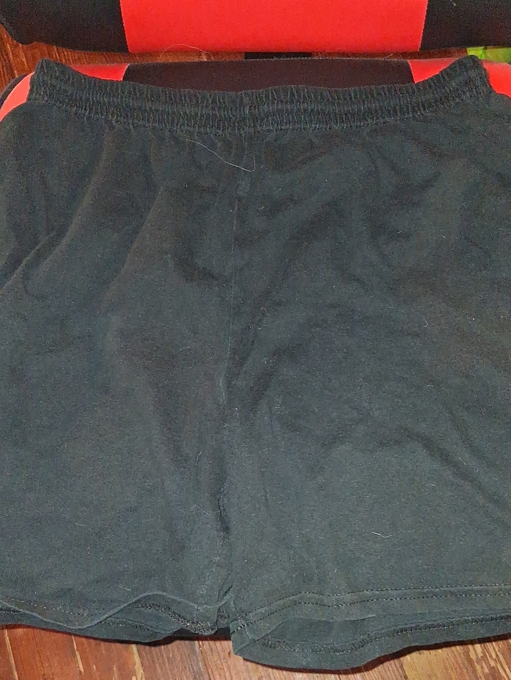 Men's Black Athletic Pull-On Shorts